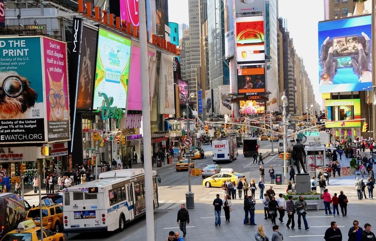 Busy New York City