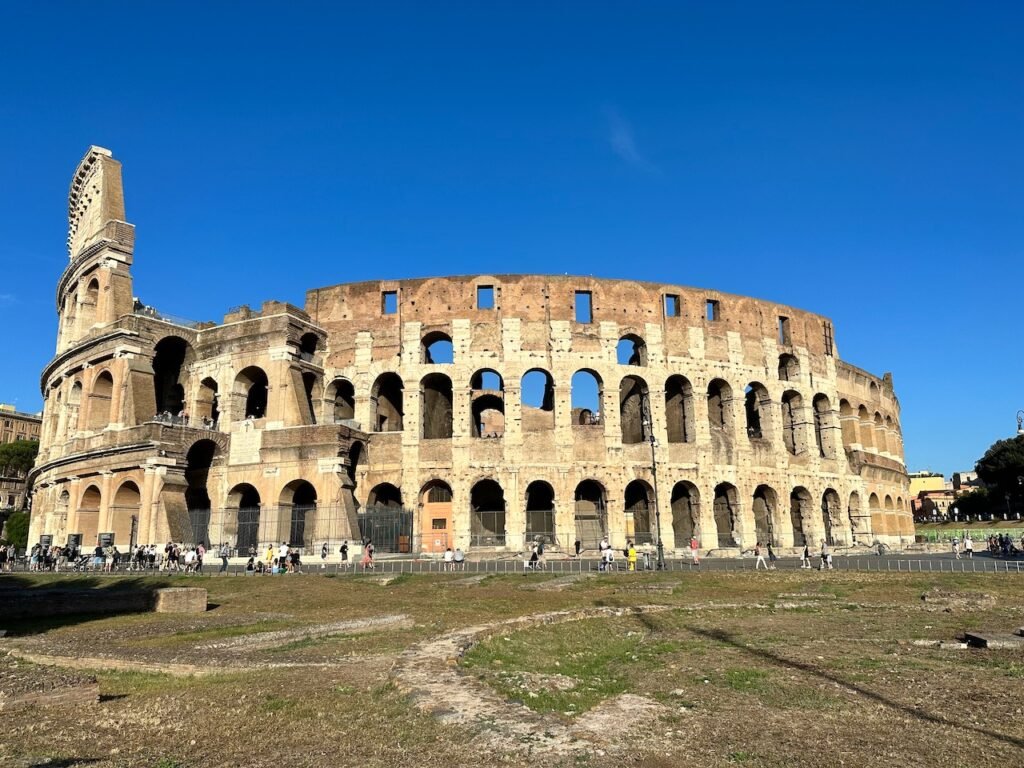 The Colosseum in the day 