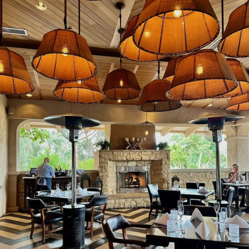 tables and chairs at RBI dining area