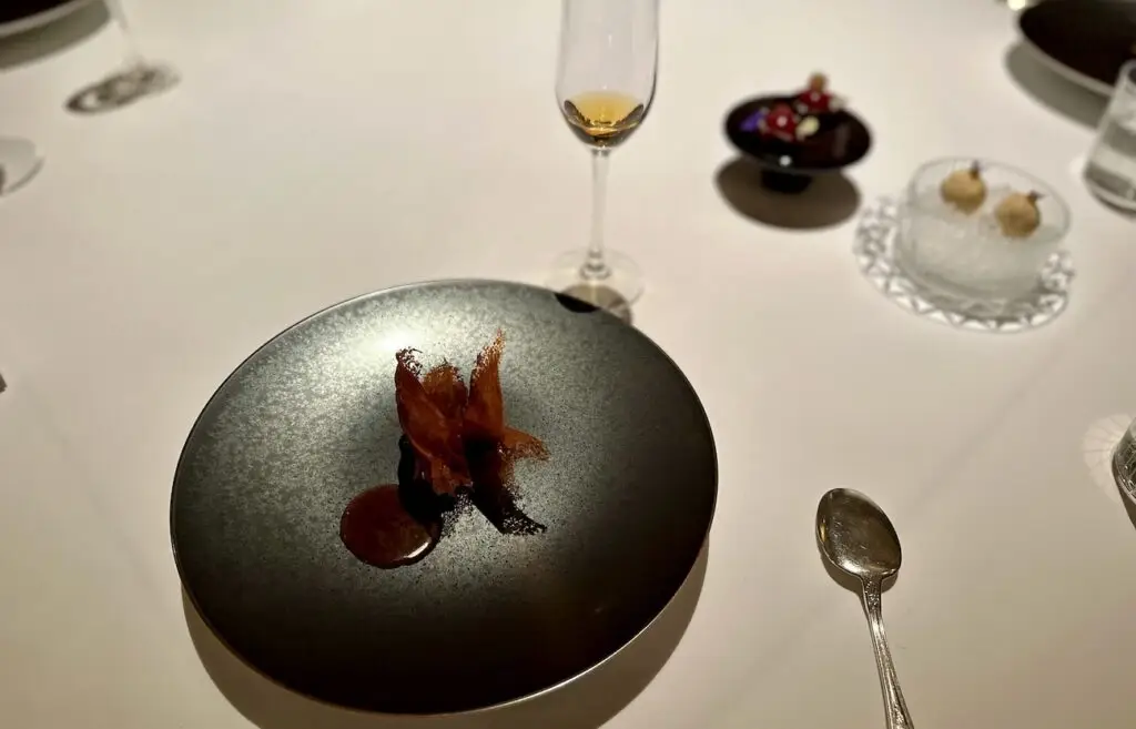 Addison dessert and wine.