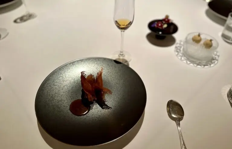 Addison dessert and wine.