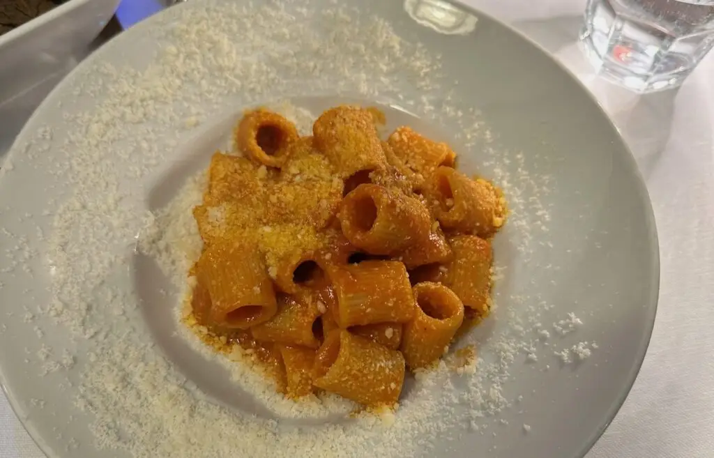 La Matriciana O Amatricana at Roscioli