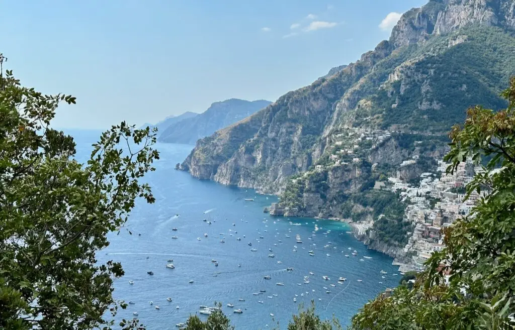 View of Positano from Nocelle