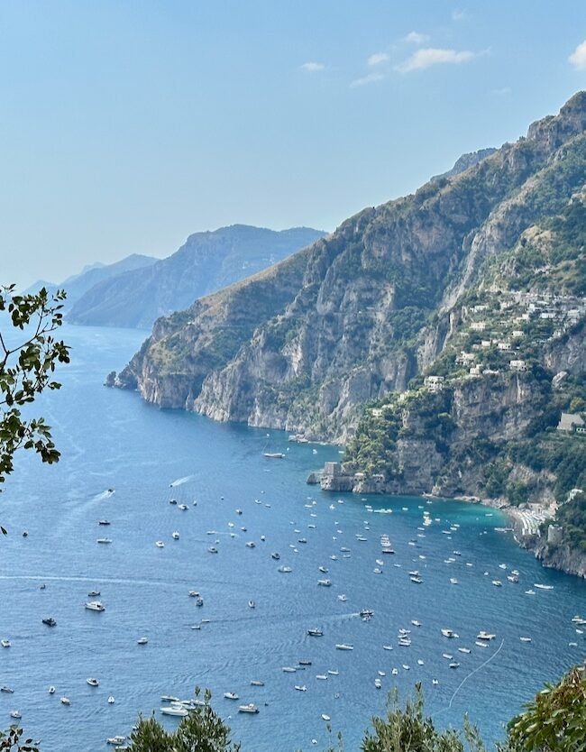 View of Positano from Nocelle