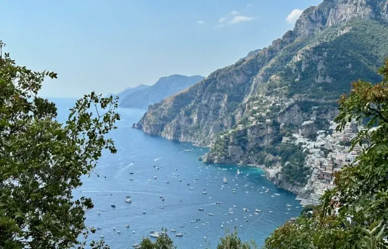 View of Positano from Nocelle