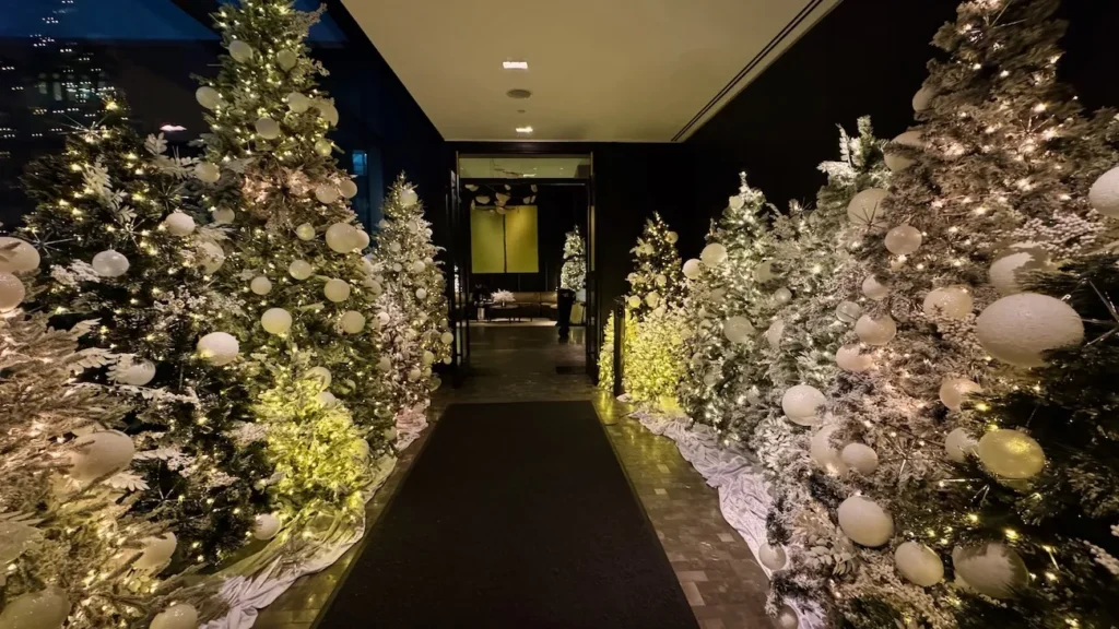 Holiday decor at The Ritz-Carlton NoMad in New York City