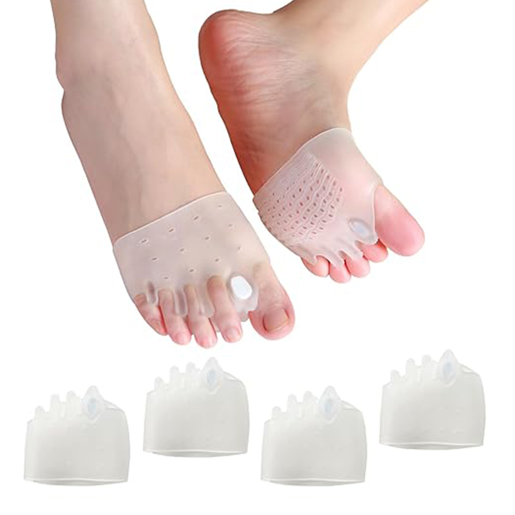 Adjustable Silicone Toe Separators Spacers Bunion Corrector
