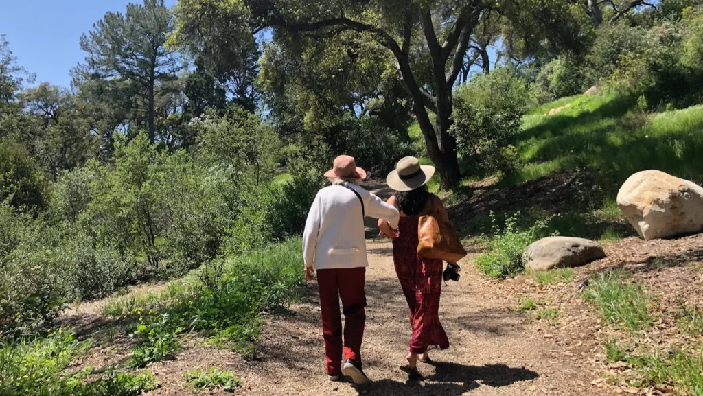 Walking trail at the Santa Barbara Botanic Garden