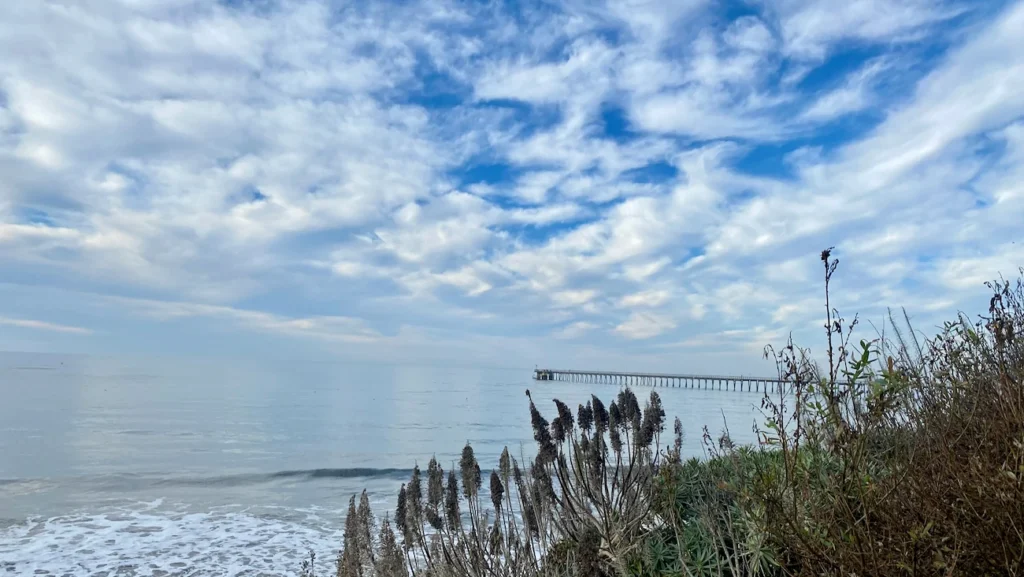 Pacific Ocean view from The Ritz-Carlton Bacara near Santa Barbara