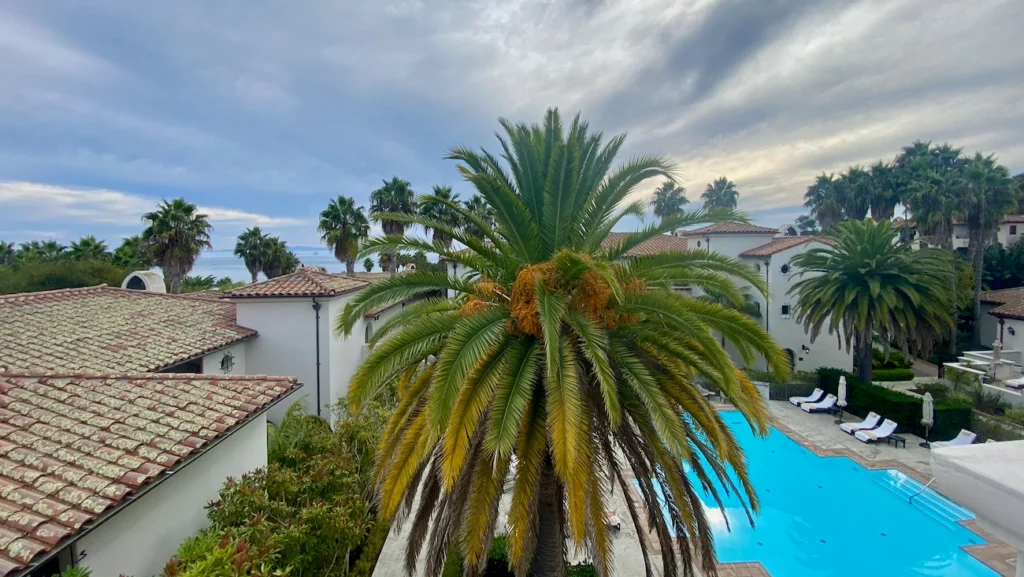 Resort pool at The Ritz-Carlton Bacara near Santa Barbara